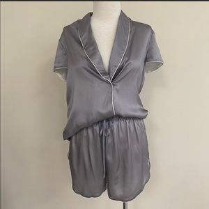100% Silk Short Pajama Set